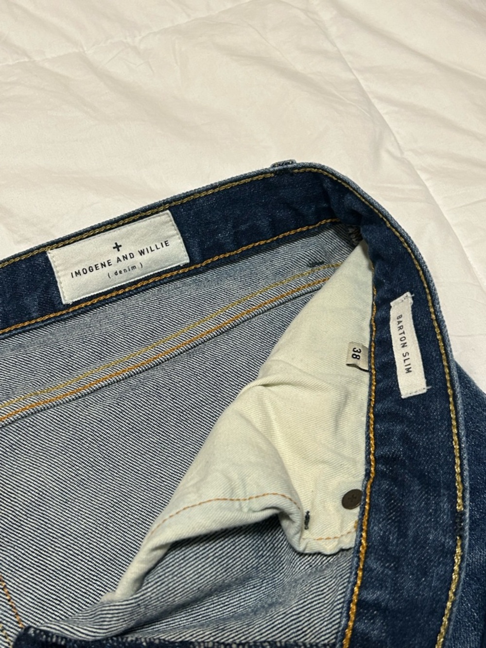 Men’s Dark Blue Barton Slim Jeans